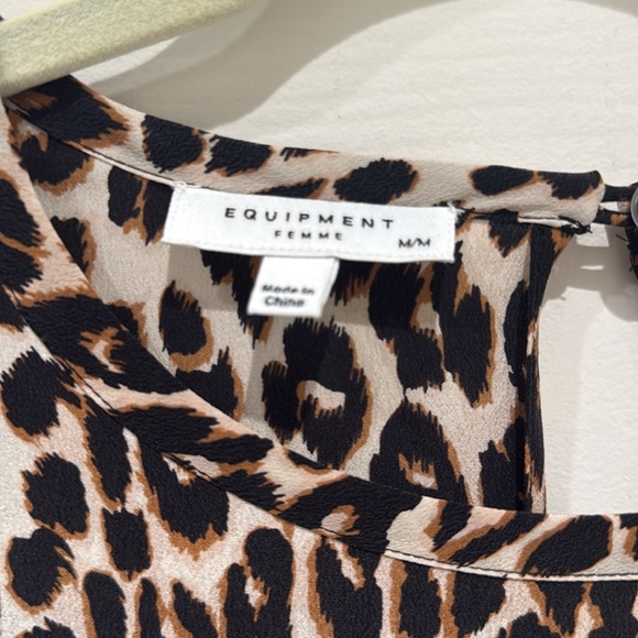 Equipment Silk Mini Dress Animal Print - Picture 2 of 7